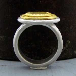 22k gold jewelry collection - oval 22k gold ring