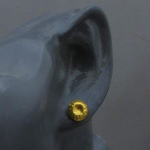 Dome 24k gold studs