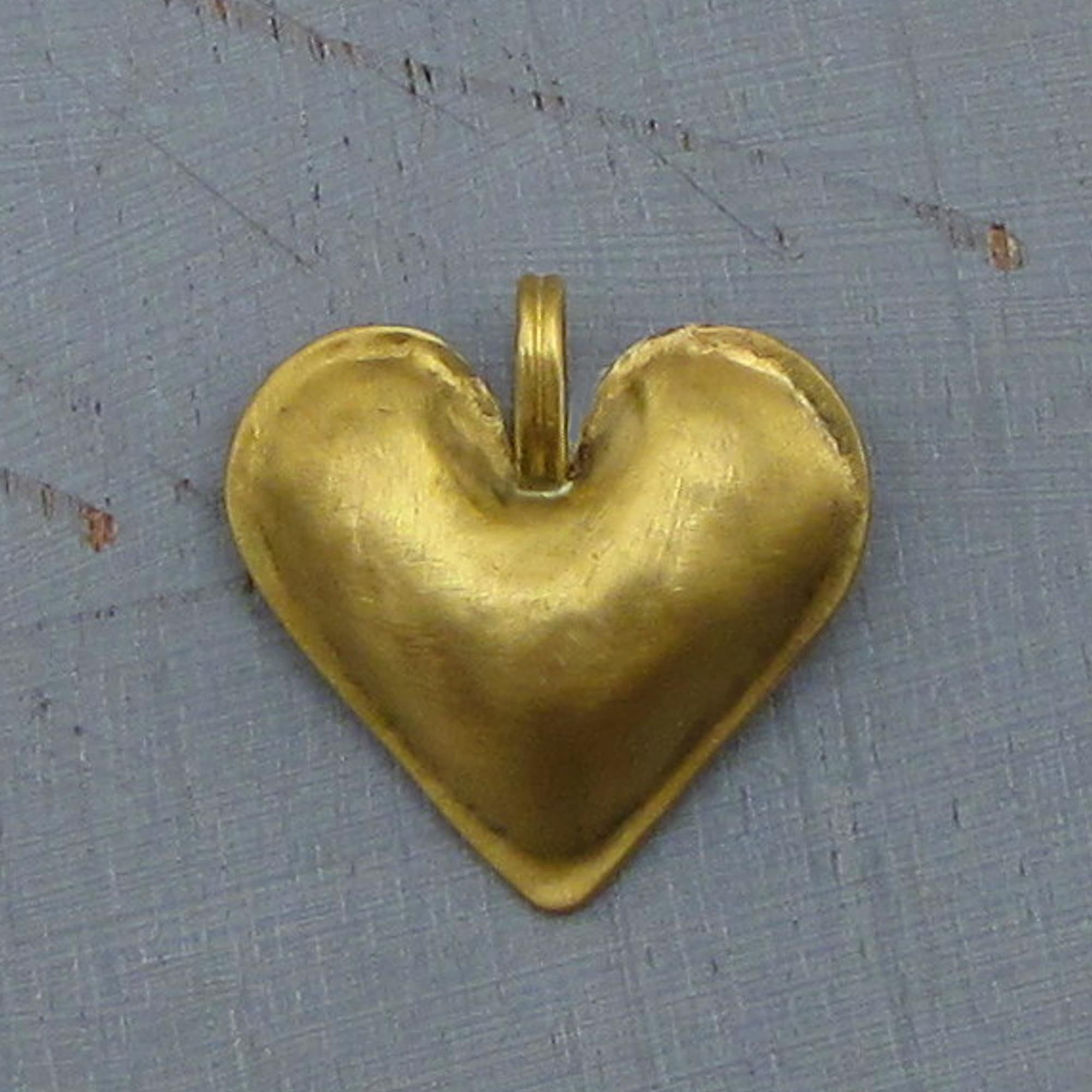 Heart 22 karat gold pendant