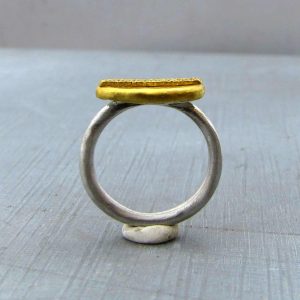 Handmade 24k gold ring