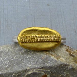 Handmade 24k gold ring