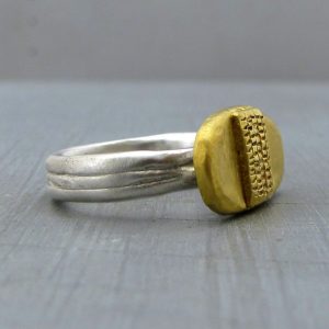 Solid 24k gold ring