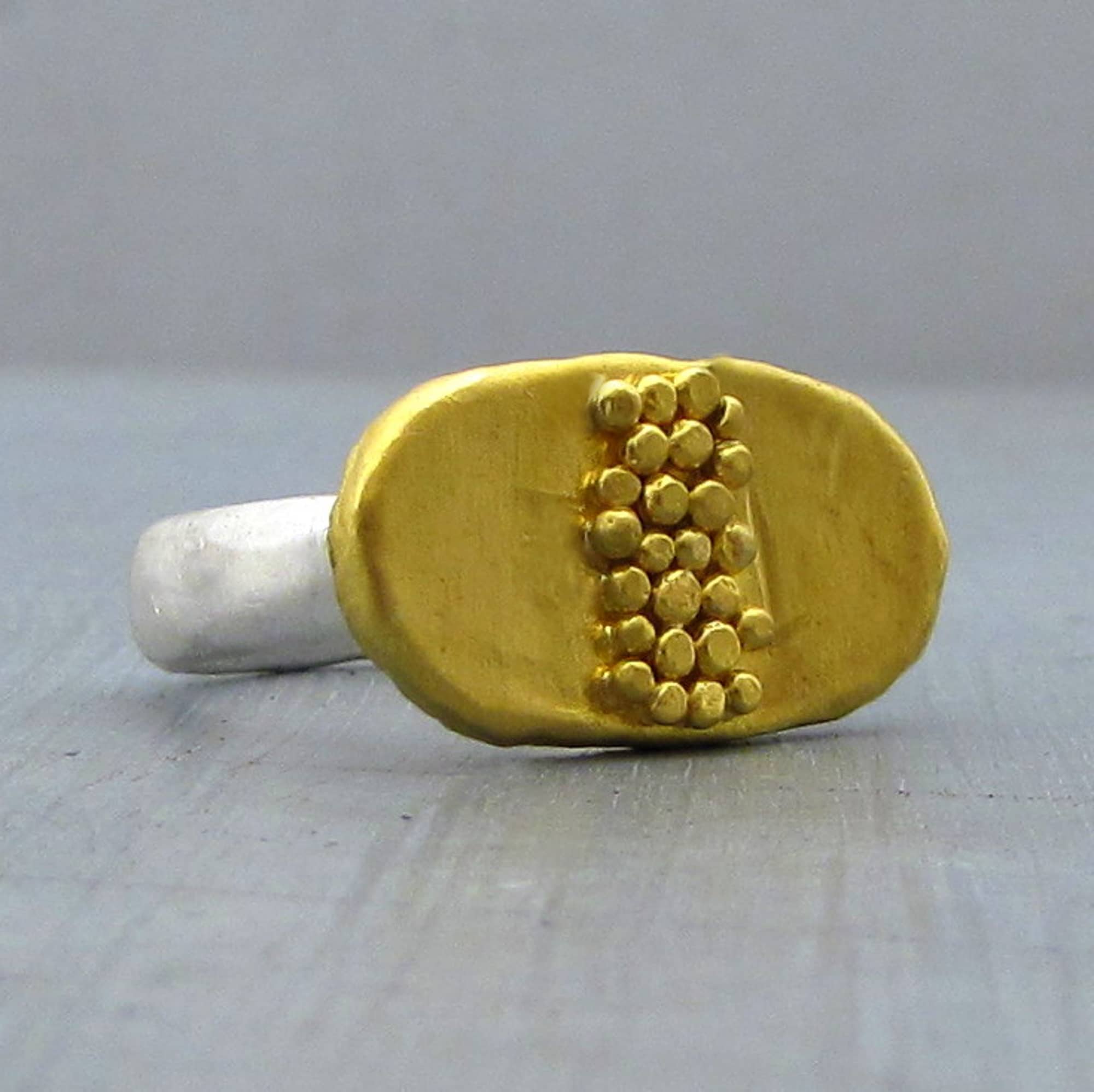 Solid 24 karat gold ring