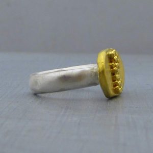 Solid 24 karat gold ring