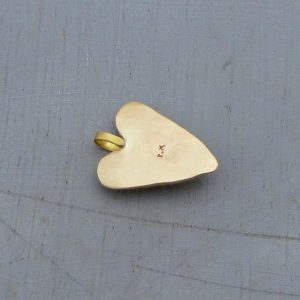 22k gold jewelry collection - heart pendant