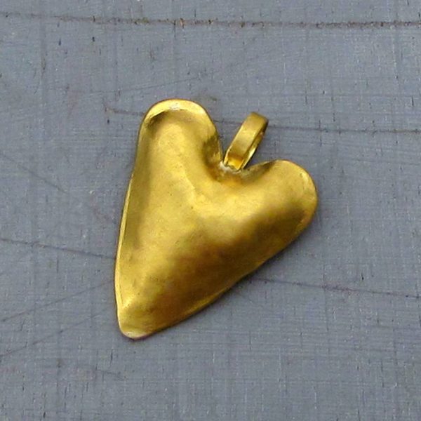 22k gold jewelry collection - heart pendant