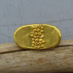 Solid 24 karat gold ring