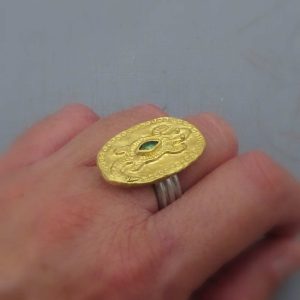 Lizard Gold Ring