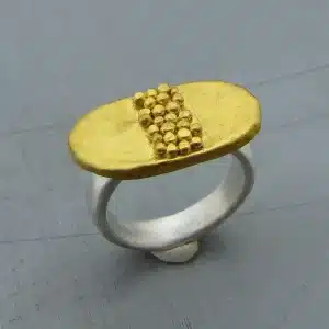 Solid 24 karat gold ring