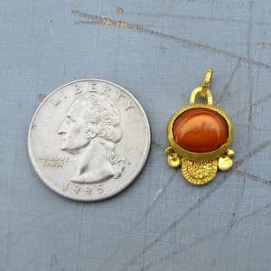 Mexican Opal 24 Karat Pendant