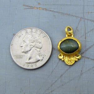 Chrysoberyl Cat's Eye 24 Karat Pendant